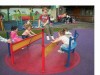 Having fun in a roundabout way - Click to view full size.